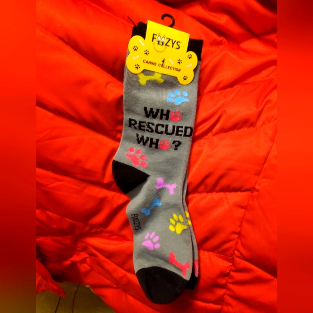 WHO RESCUED WHO SOCKS π π π¦ - Picture 2 of 5
